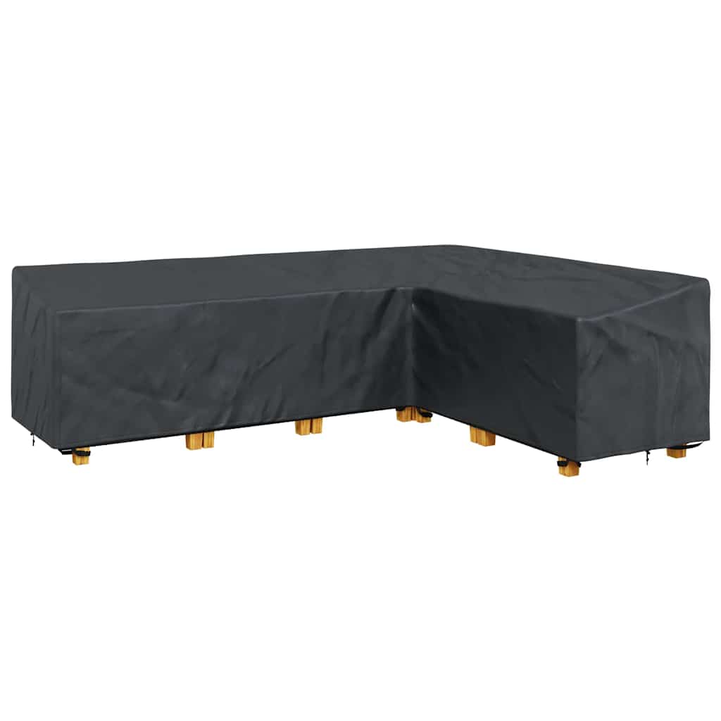 Outdoor Furniture Cover Black 286 x 222 x 80 cm 600D fabric